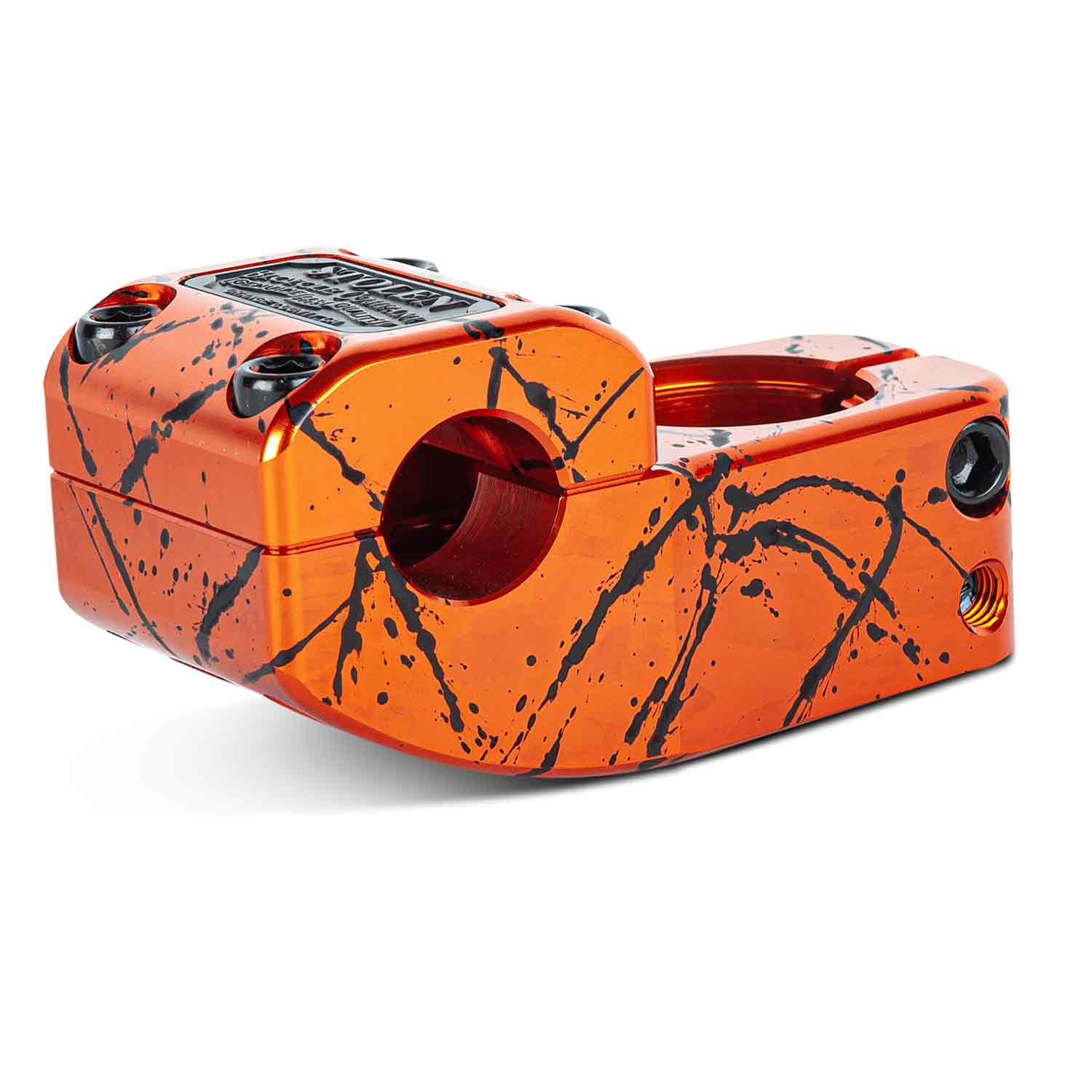 Orange Splatter swatch