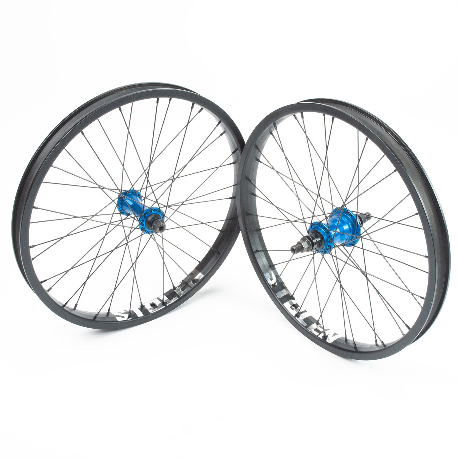 20" BLACK & BLUE LHD FC WHEELS