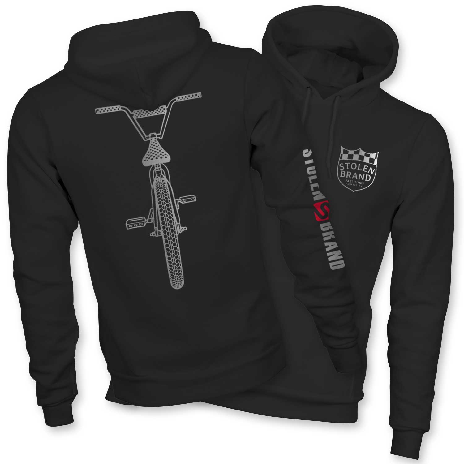 FAST METAL BIKE PULLOVER HOODIE