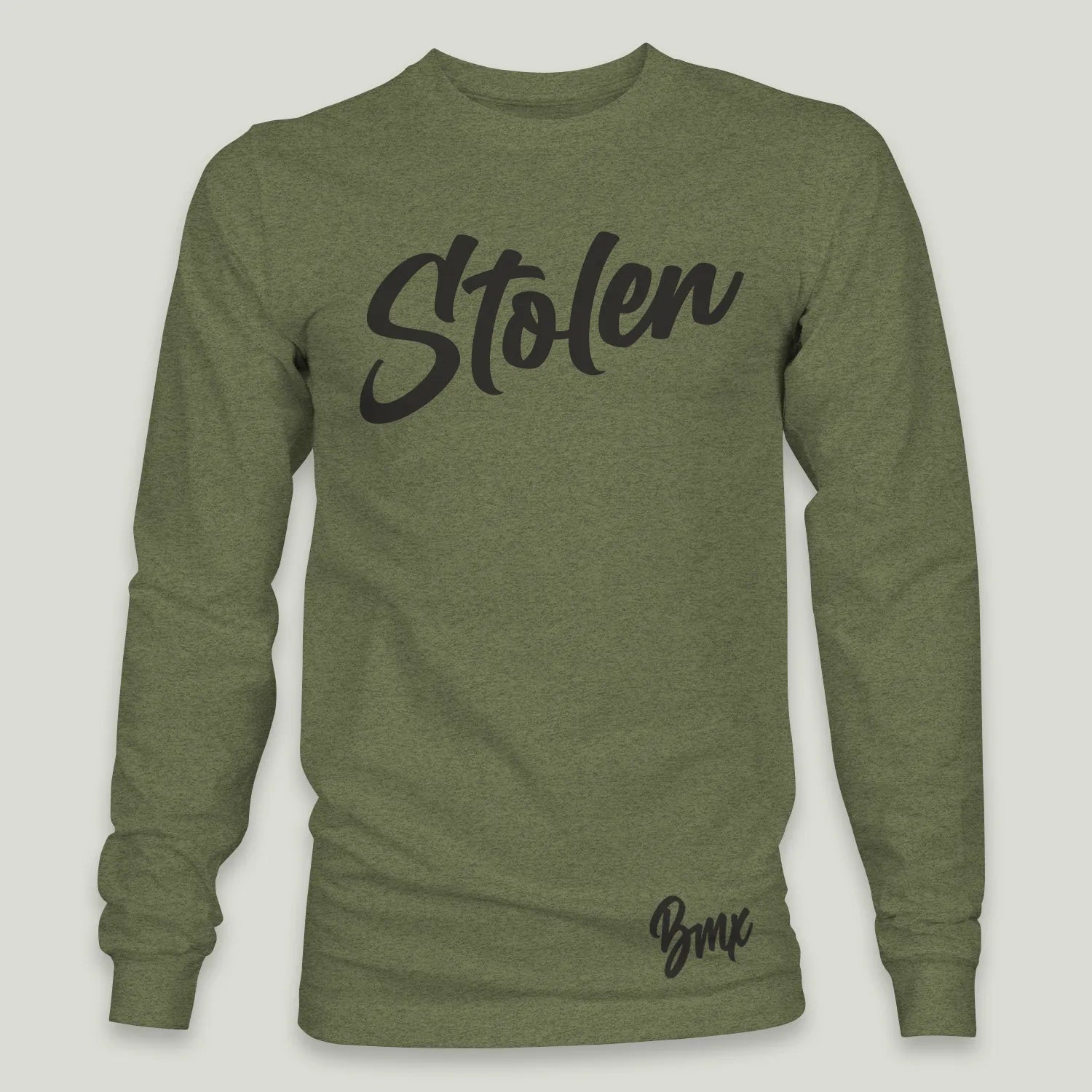 Black on Olive Drab swatch