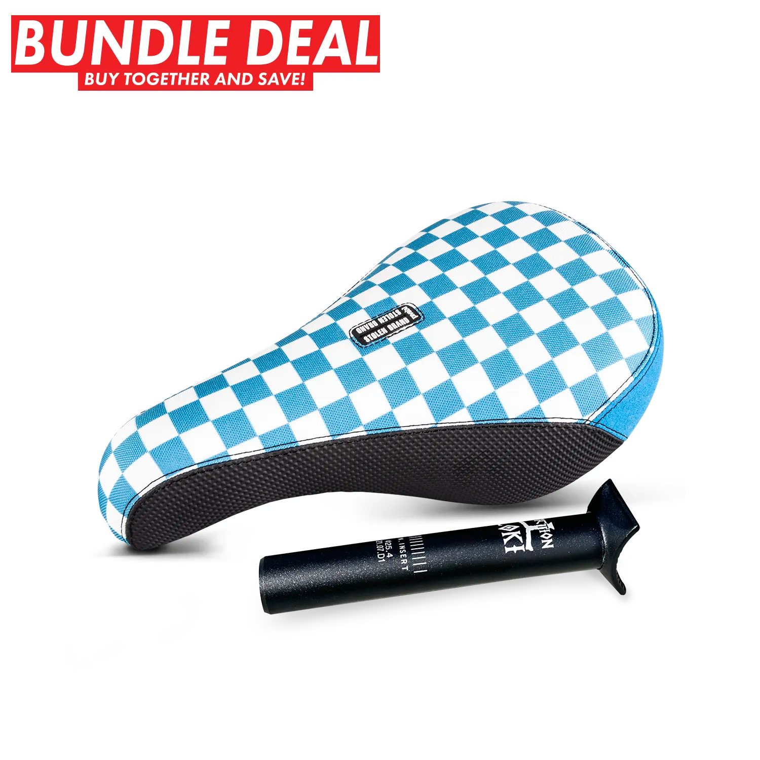 BUNDLE: FASTTIMES BLUE PIVOTAL SEAT & 150 or 300MM POST