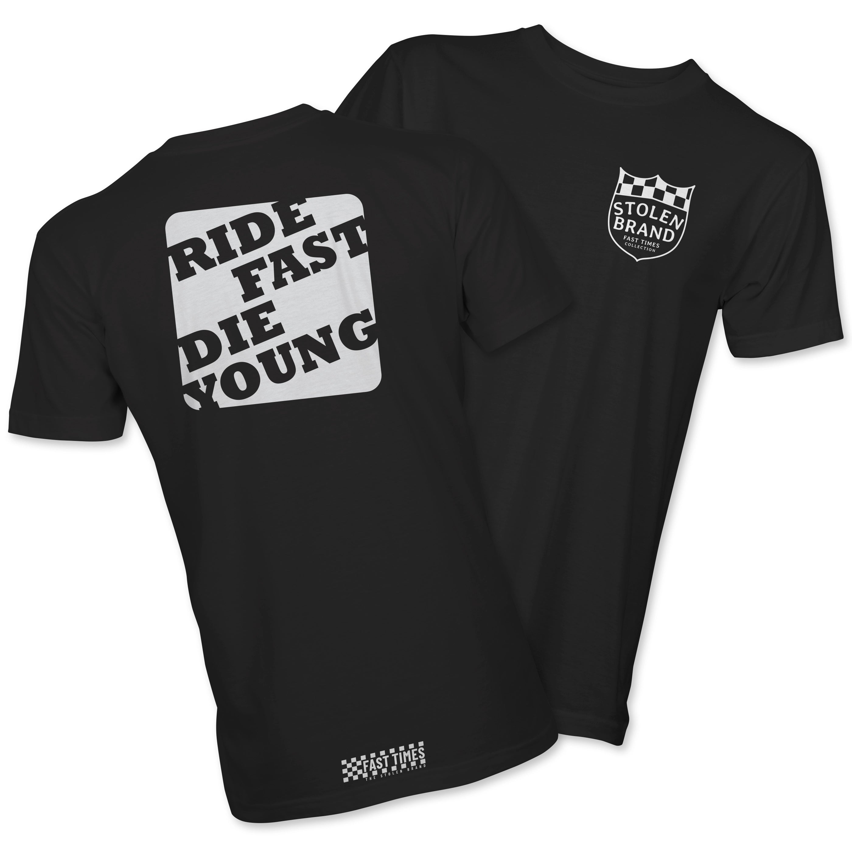 FAST-TIMES COLLECTION RIDE FAST DIE YOUNG TEE