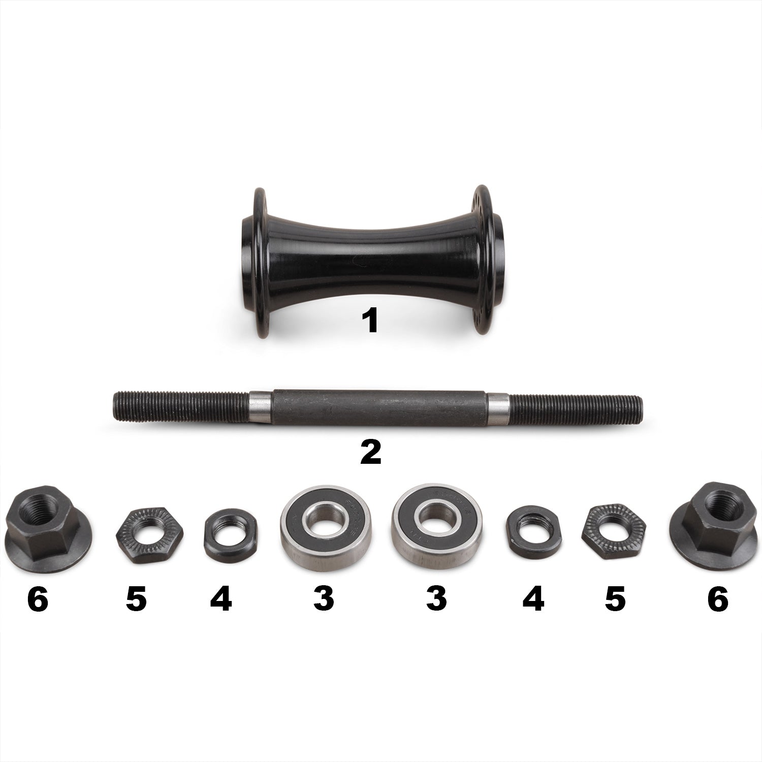 RAMPAGE FRONT HUB SMALL PARTS