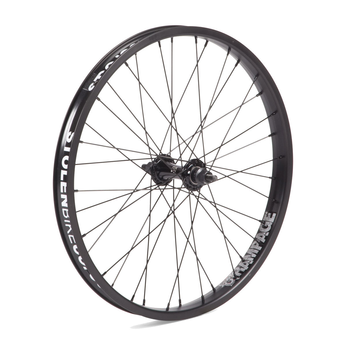 GENERATIONS,THE RAMPAGE,FANTASTICS,BALL… Stolen Rampage Front Wheel Female Axle Toxic Splatter | Tree